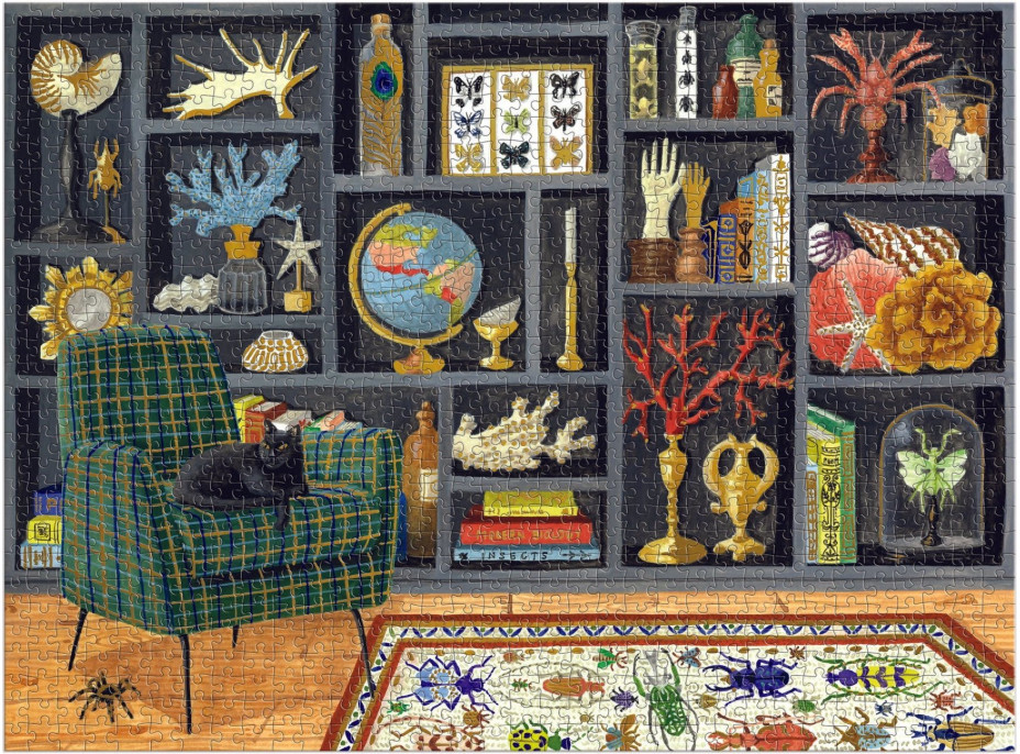 GALISON Metalické puzzle Eklektické poklady 1000 dielikov