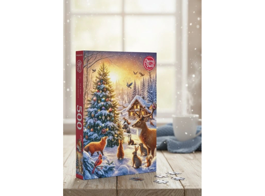 CHERRY PAZZI Puzzle Nech sneží 500 dielikov