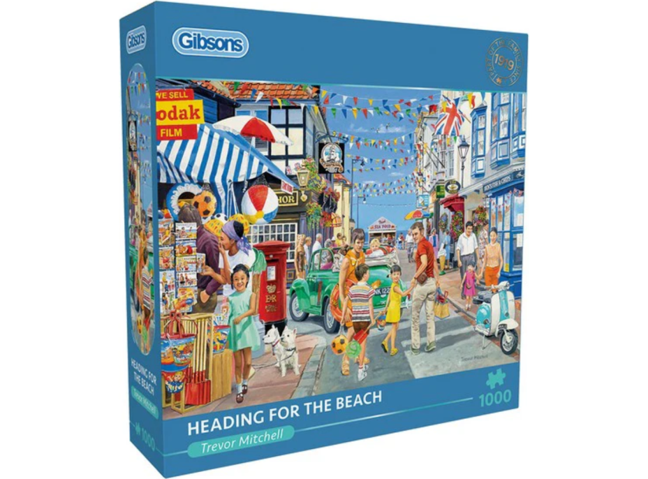 GIBSONS Puzzle Cesta na pláž 1000 dielikov