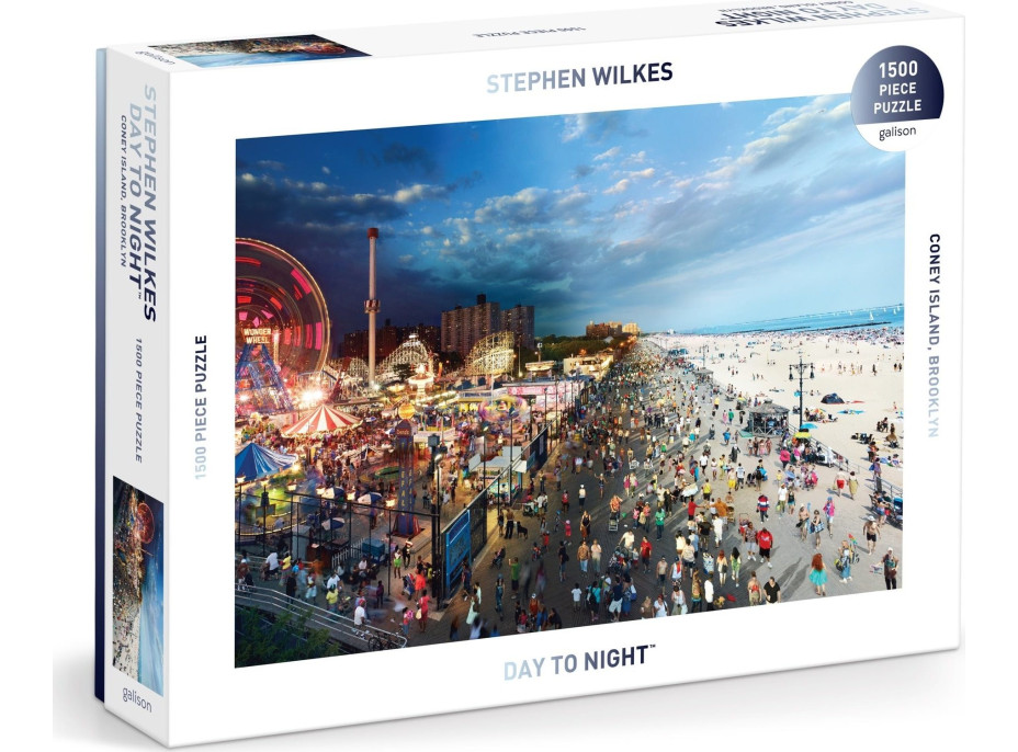 GALISON Puzzle Coney Island vo dne v noci 1500 dielikov