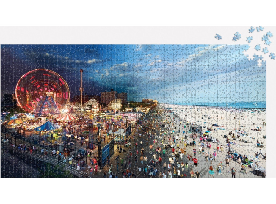 GALISON Puzzle Coney Island vo dne v noci 1500 dielikov