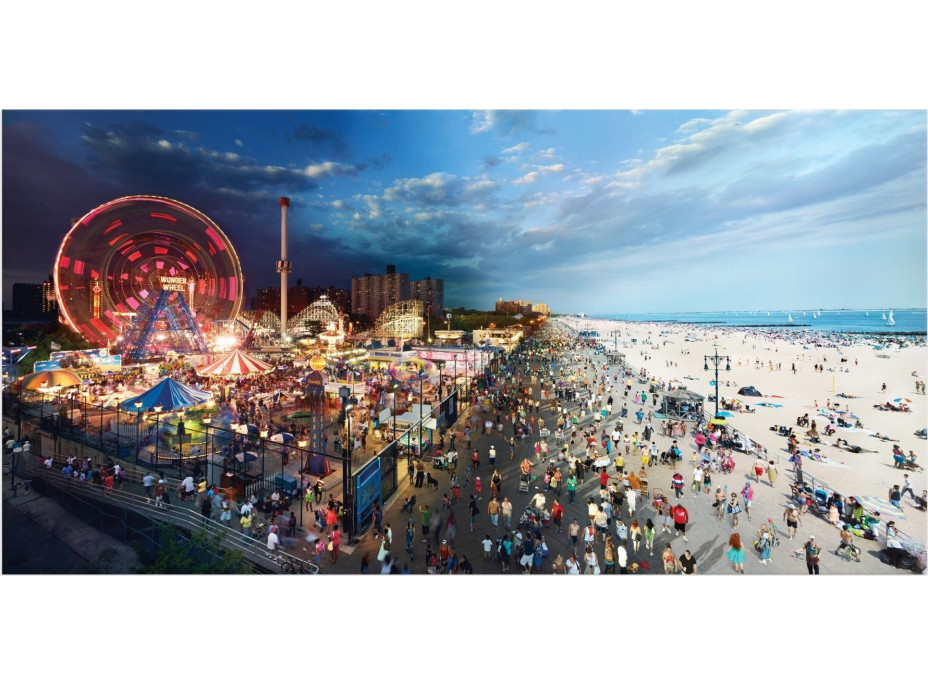 GALISON Puzzle Coney Island vo dne v noci 1500 dielikov