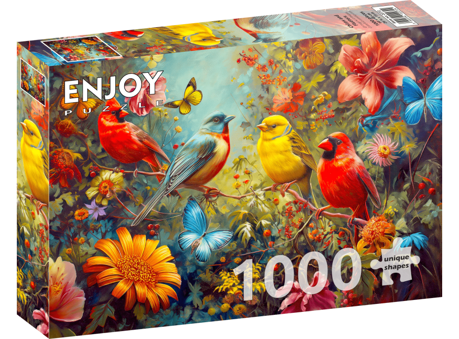 ENJOY Puzzle Cvrlikání a Trepotanie 1000 dielikov