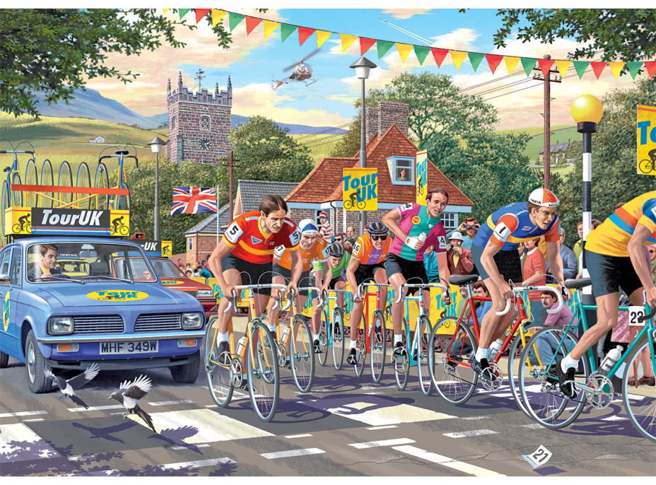 FALCON Puzzle Cyklistické preteky 1000 dielikov