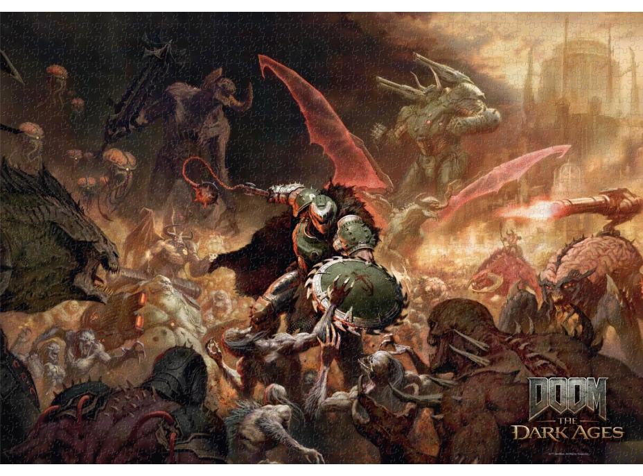 GOOD LOOT Puzzle Doom: The Dark Ages Slayer's Rage 1000 dielikov