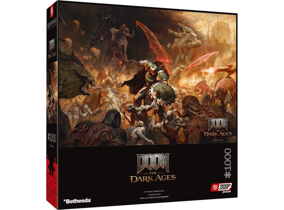 GOOD LOOT Puzzle Doom: The Dark Ages Slayer's Rage 1000 dielikov