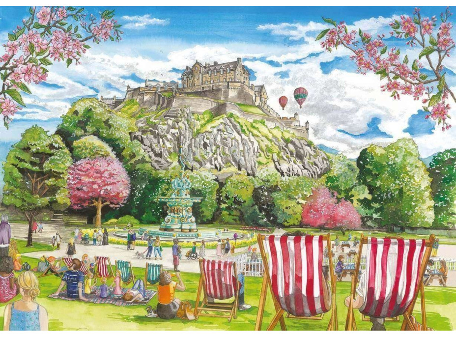 GIBSONS Puzzle Edinburgh 2x500 dielikov