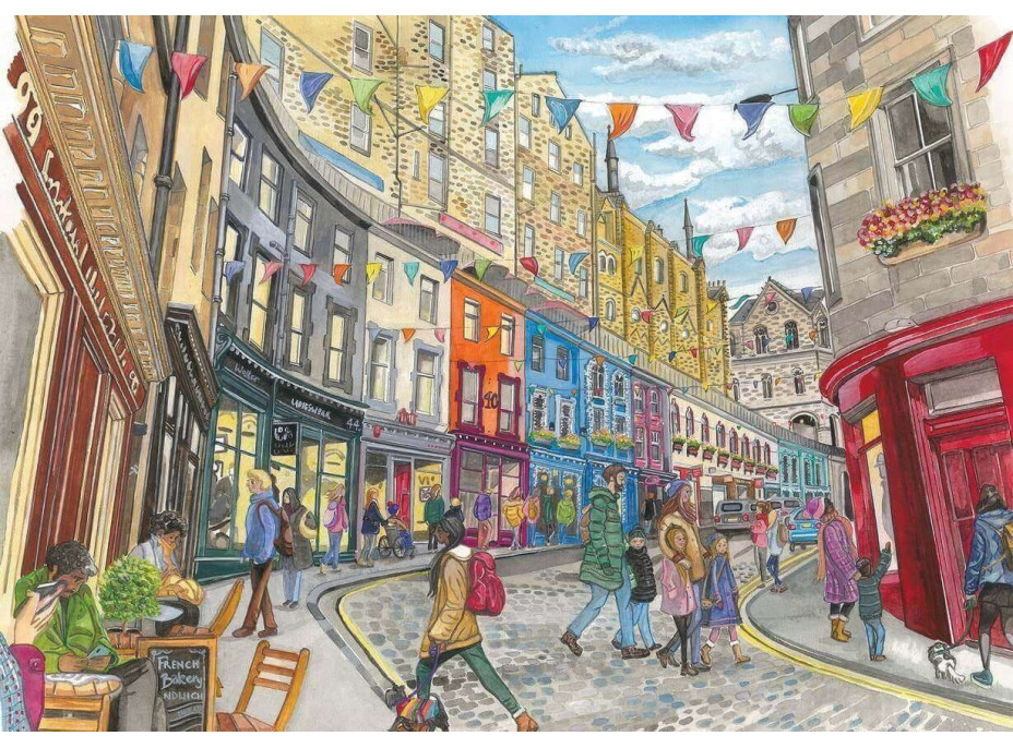 GIBSONS Puzzle Edinburgh 2x500 dielikov