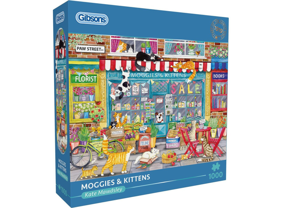 GIBSONS Puzzle Mačky a mačiatka 1000 dielikov