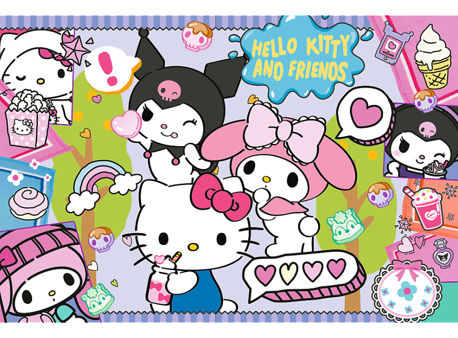 TREFL Puzzle Hello Kitty: Bláznivé trio 300 dielikov
