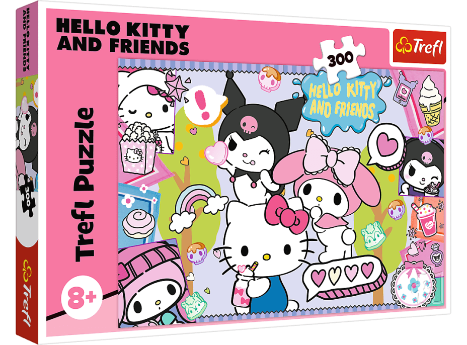 TREFL Puzzle Hello Kitty: Bláznivé trio 300 dielikov