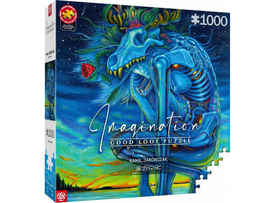 GOOD LOOT Puzzle Imagination: Kamil Jakóbczak - Biely vlk 1000 dielikov