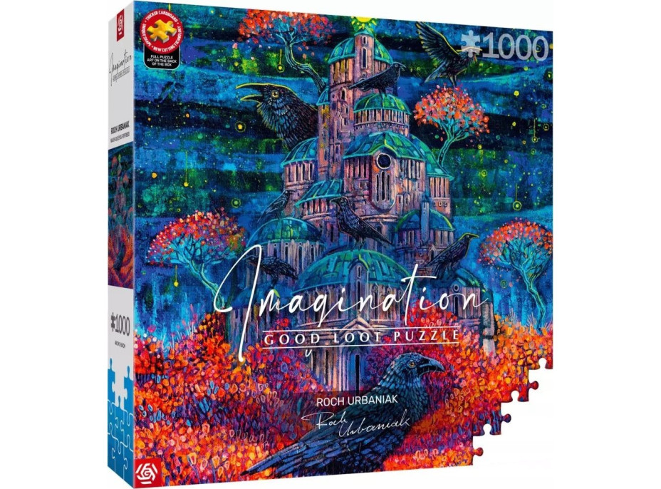 GOOD LOOT Puzzle Imagination: Roch Urbaniak - Pevnosť Havraní kráľovnej 1000 dielikov