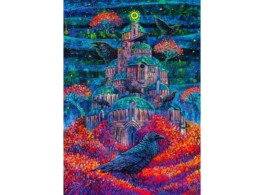 GOOD LOOT Puzzle Imagination: Roch Urbaniak - Pevnosť Havraní kráľovnej 1000 dielikov