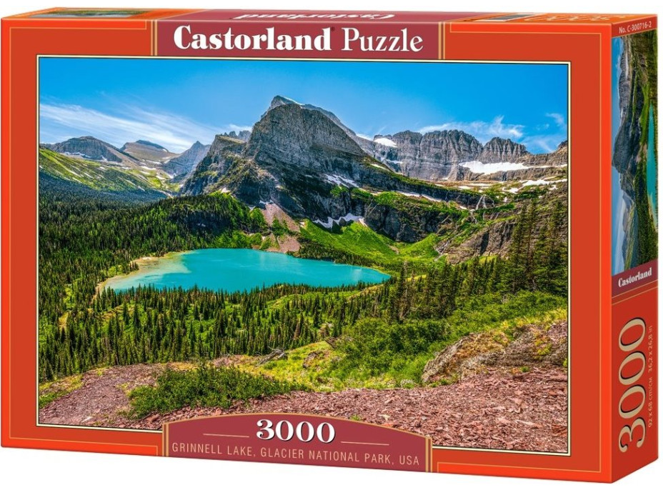 CASTORLAND Puzzle Jazero Grinnell 3000 dielikov