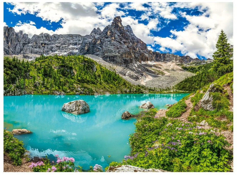 CASTORLAND Puzzle Jazero Sorapis, Alpy, Taliansko 2000 dielikov