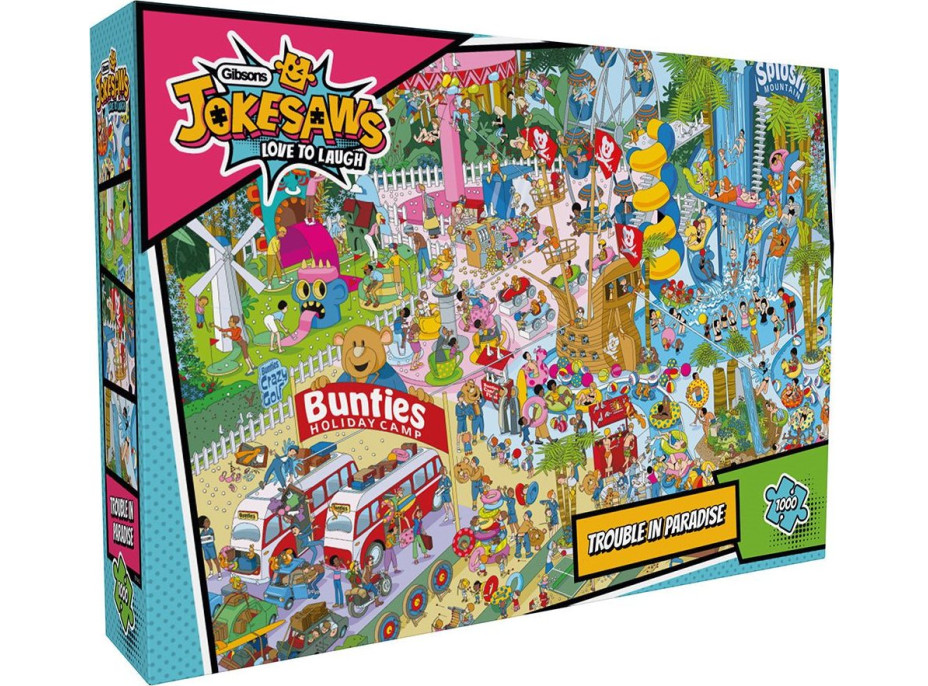 GIBSONS Puzzle Jokesaws: Trouble in Paradise 1000 dielikov