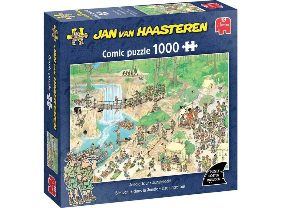JUMBO Puzzle JvH Cesta do džungle 1000 dielikov