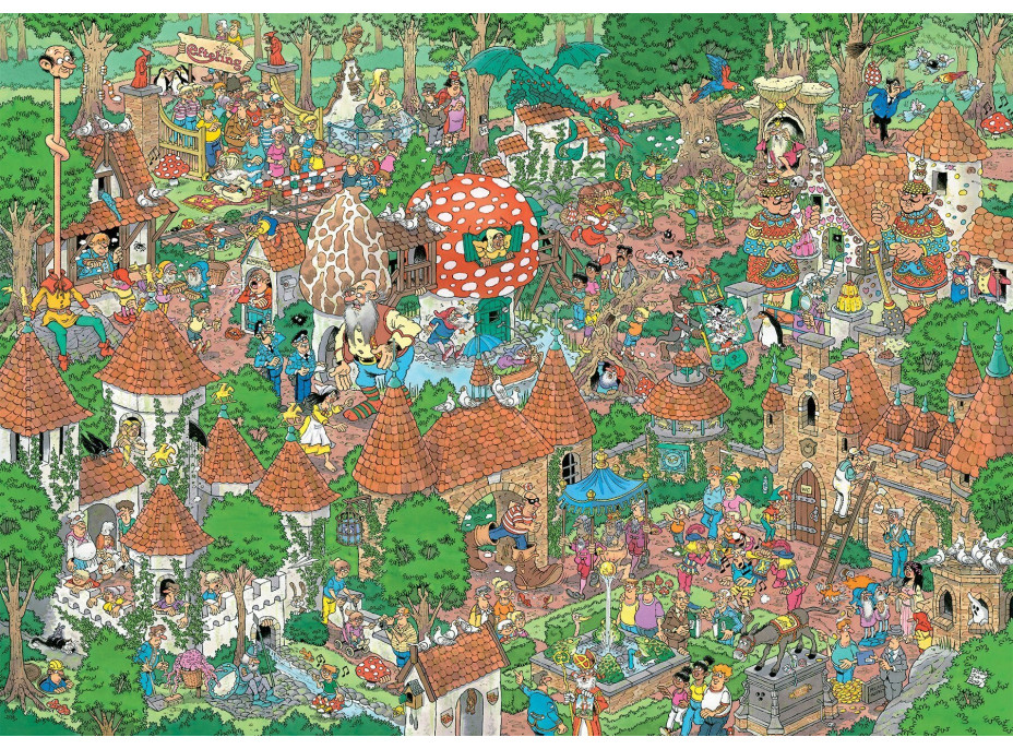 JUMBO Puzzle JvH Rozprávkový les 1000 dielikov