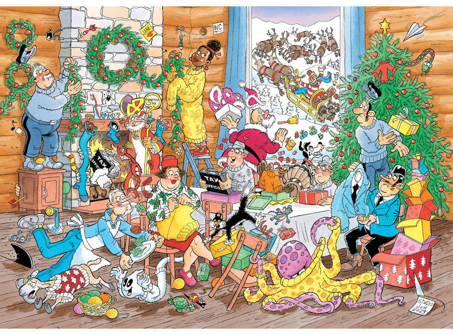 JUMBO Puzzle JvH Vlnené vianončné sviatky 500 dielikov