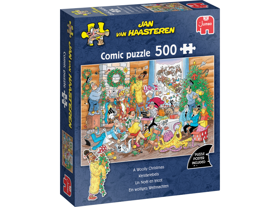 JUMBO Puzzle JvH Vlnené vianončné sviatky 500 dielikov