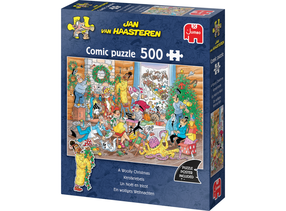 JUMBO Puzzle JvH Vlnené vianončné sviatky 500 dielikov