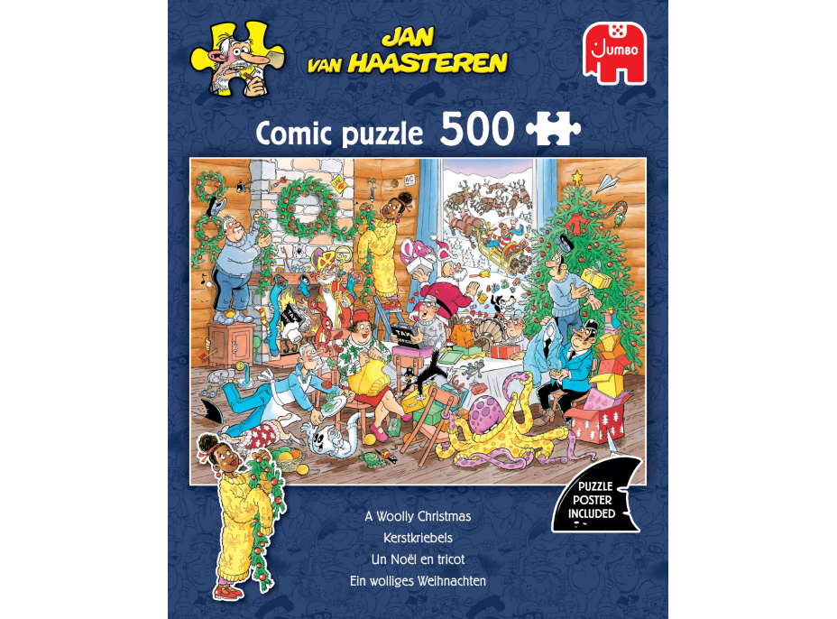 JUMBO Puzzle JvH Vlnené vianončné sviatky 500 dielikov