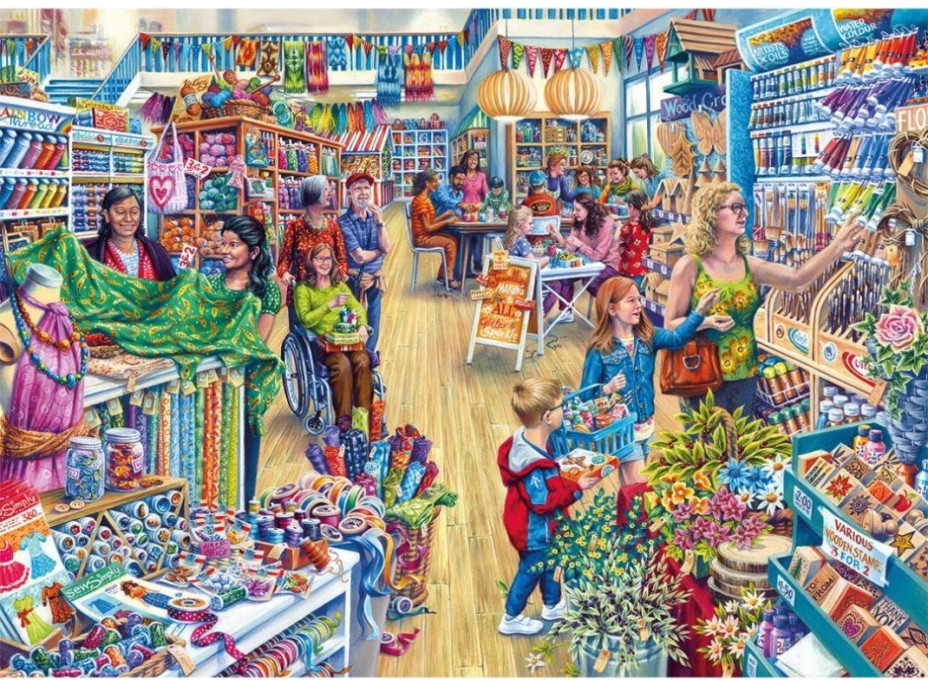 GIBSONS Puzzle Tvorivý raj 1000 dielikov