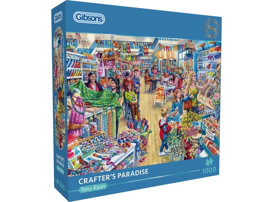 GIBSONS Puzzle Tvorivý raj 1000 dielikov