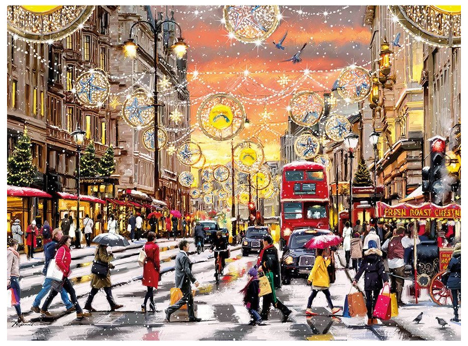 GIBSONS Puzzle Sviatočný zhon 1000 dielikov