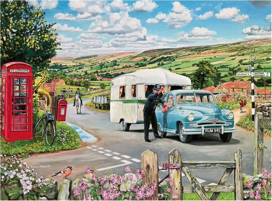 GIBSONS Puzzle Cesta do kempu 1000 dielikov