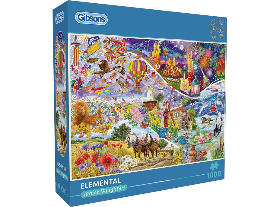 GIBSONS Puzzle Elementárne 1000 dielikov