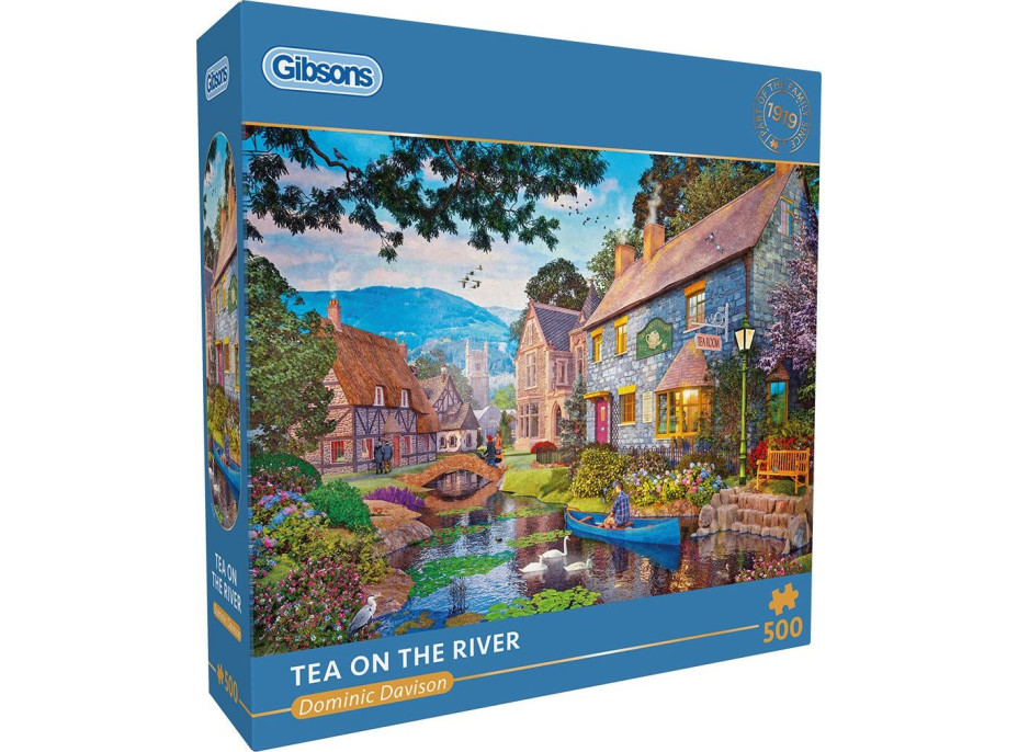 GIBSONS Puzzle Čaj na rieke 500 dielikov