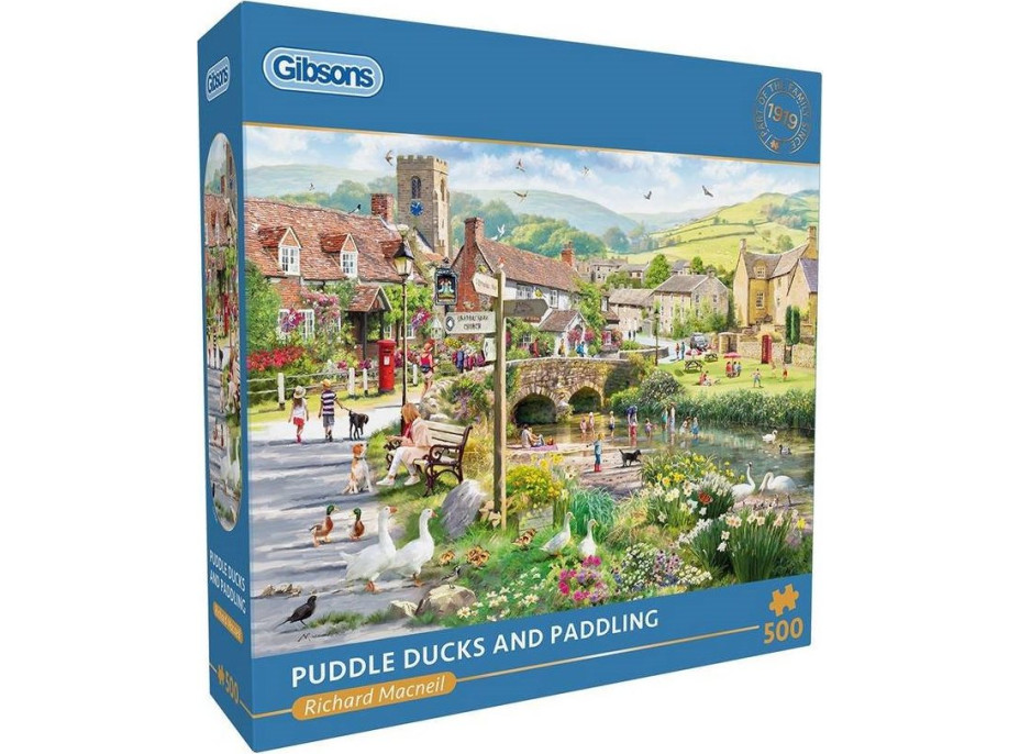 GIBSONS Puzzle Ľudia pri potoku 500 dielikov