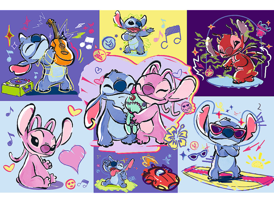 TREFL Puzzle Lilo&Stitch: Bláznivý Stitch 300 dielikov