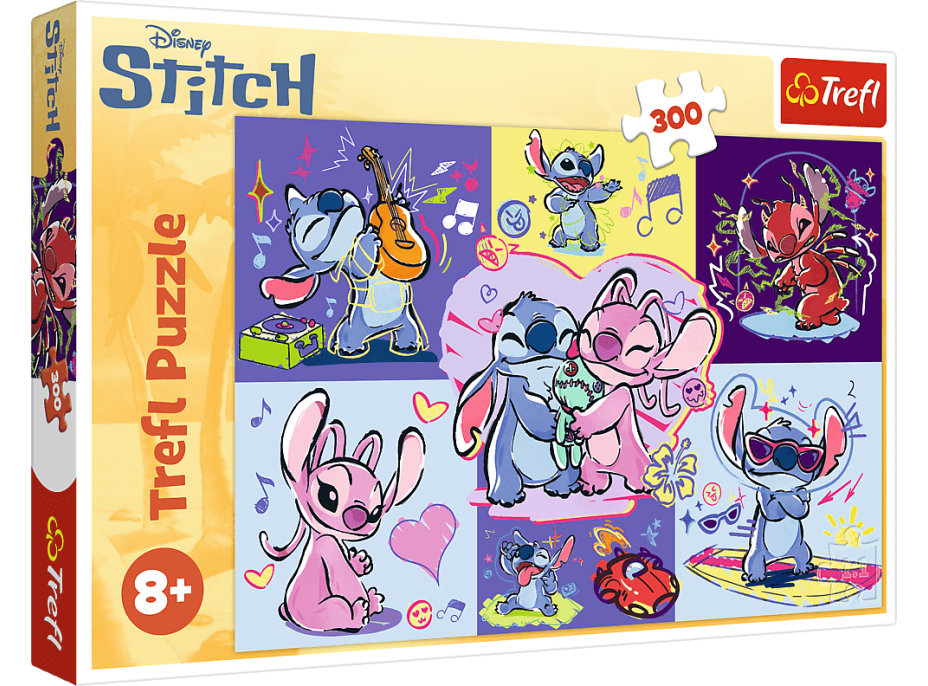 TREFL Puzzle Lilo&Stitch: Bláznivý Stitch 300 dielikov