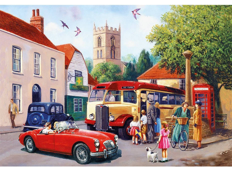 GIBSONS Puzzle Prehliadka mesta 500 dielikov