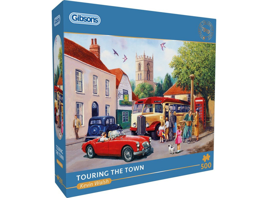 GIBSONS Puzzle Prehliadka mesta 500 dielikov