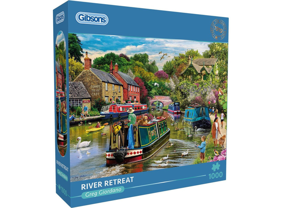 GIBSONS Puzzle Odpočinok pri rieke 1000 dielikov