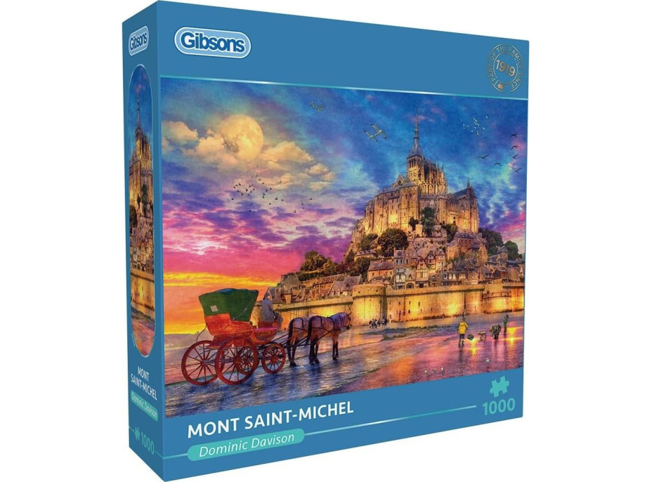 GIBSONS Puzzle Mont Saint Michel 1000 dielikov