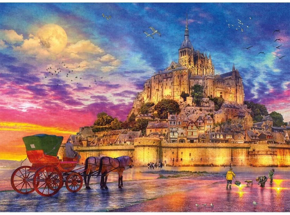 GIBSONS Puzzle Mont Saint Michel 1000 dielikov