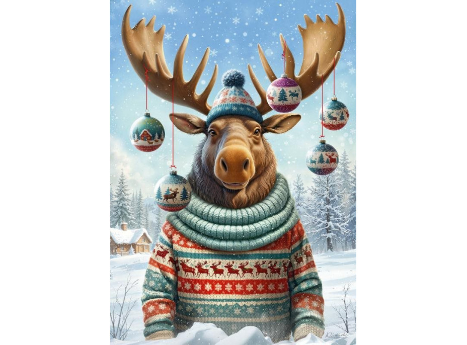 CHERRY PAZZI Puzzle Moose Be Love 500 dielikov