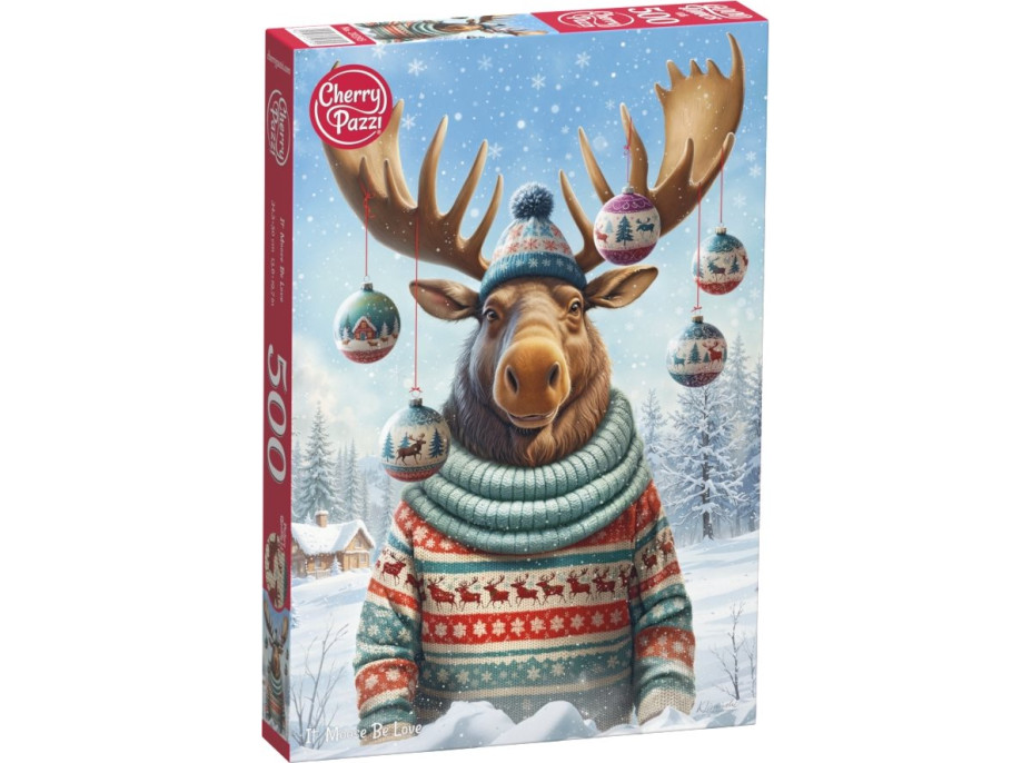 CHERRY PAZZI Puzzle Moose Be Love 500 dielikov