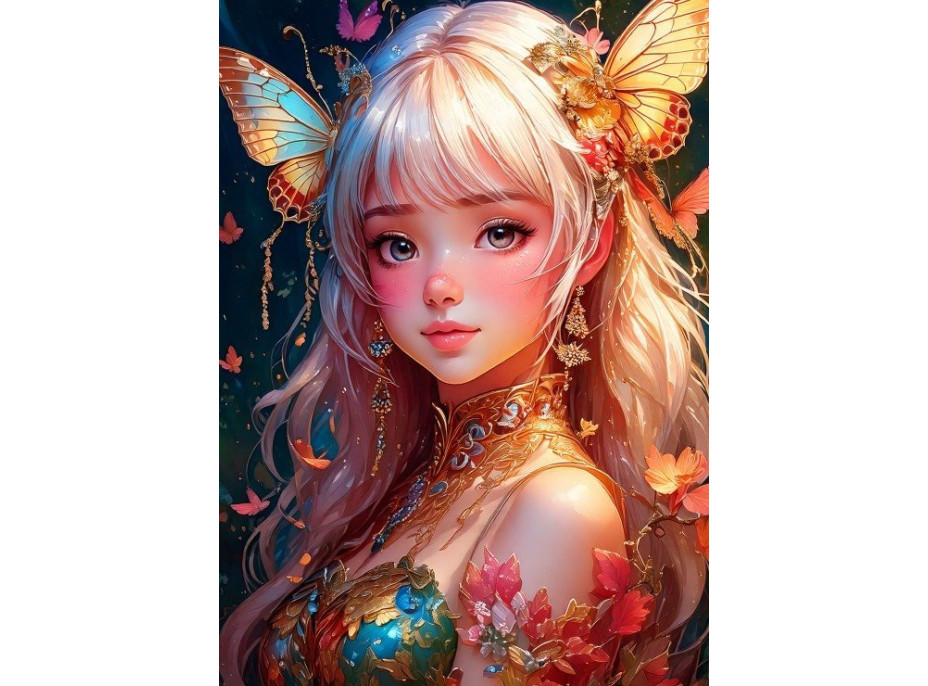 BLUEBIRD Puzzle Motýlie dievča 300 dielikov