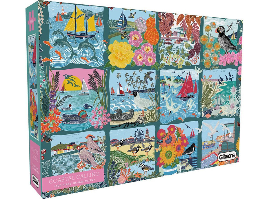 GIBSONS Puzzle Pobrežné volanie 1000 dielikov