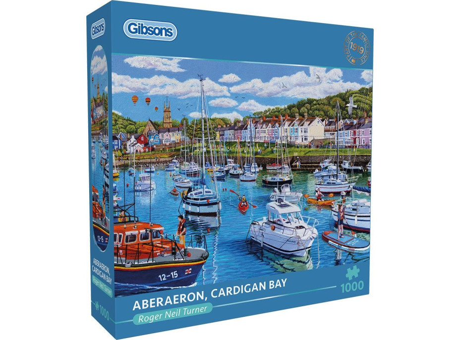 GIBSONS Puzzle Aberaeron, Cardigan Bay 1000 dielikov