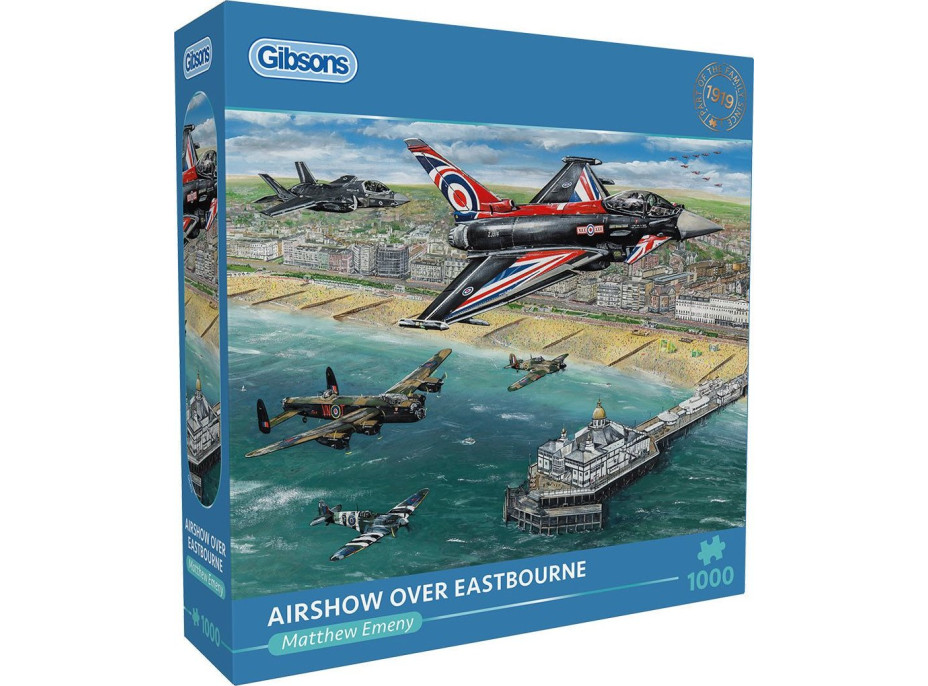 GIBSONS Puzzle Letecká show nad Eastbourne 1000 dielikov