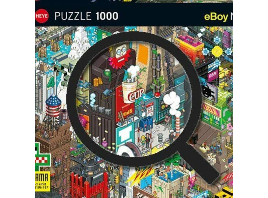 HEYE Puzzle Pixorama: Newyorské pátranie 1000 dielikov