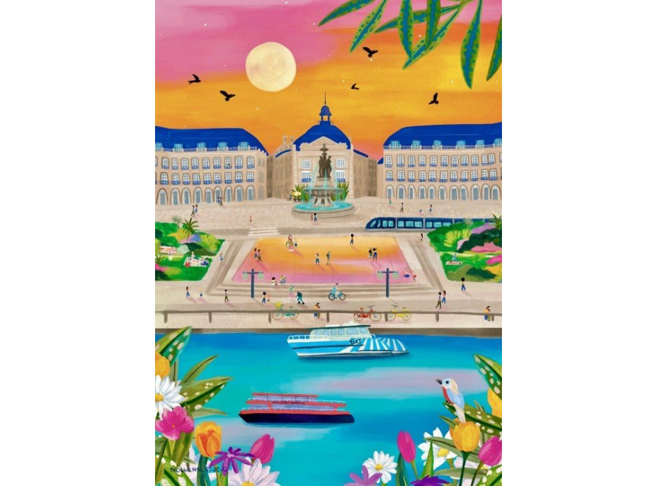 PIECES & PEACE Puzzle Place de la Bourse, Bordeaux 500 dielikov