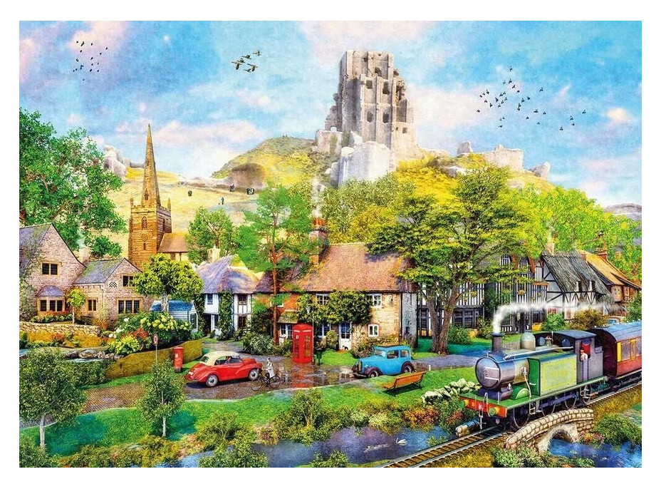 GIBSONS Puzzle Pod hradom Corfe 1000 dielikov